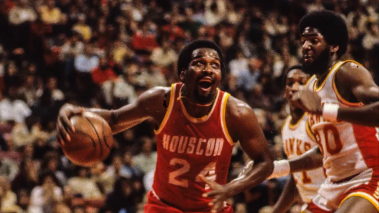 Moses Malone won two MVPs with the Rockets